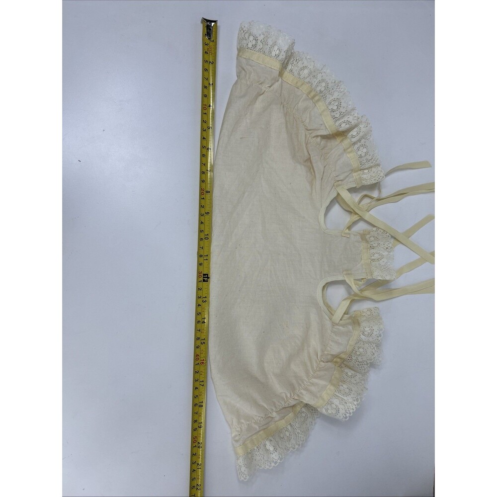 Longaberger Fabric Basket Cake Liner Garter Lot Ficus Ruffled Floral Daisy Plaid - Picture 10 of 13